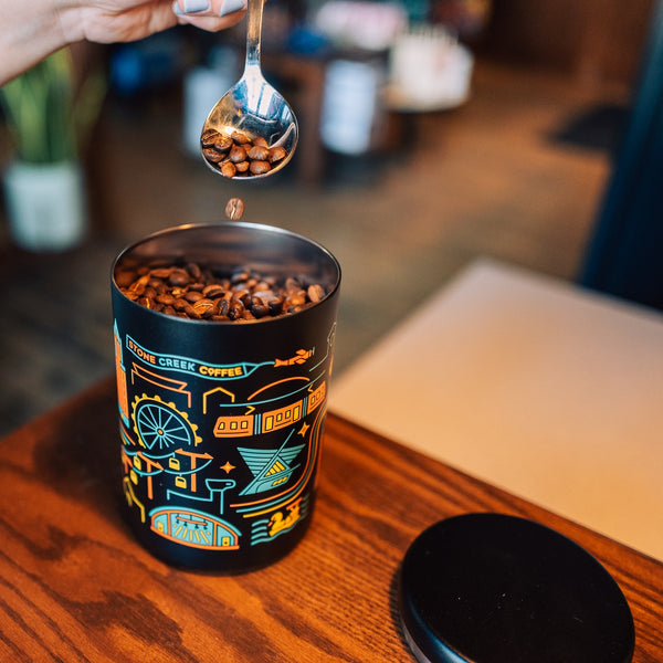 VINTAGE MKE MIIR COFFEE CANISTER