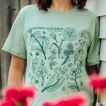 WI WILDFLOWERS CROPPED TEE