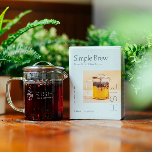 RISHI SIMPLE BREW TEA POT