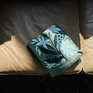 Floral Long Sleeve Tee on couch