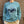 BIKER CREWNECK BLUE SWEATSHIRT