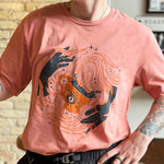 COFFEE MAGIC CORAL TEE