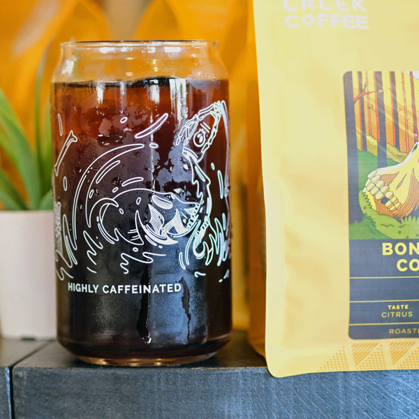 HIGHLY CAFFEINATED CAN GLASS