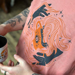 COFFEE MAGIC CORAL TEE