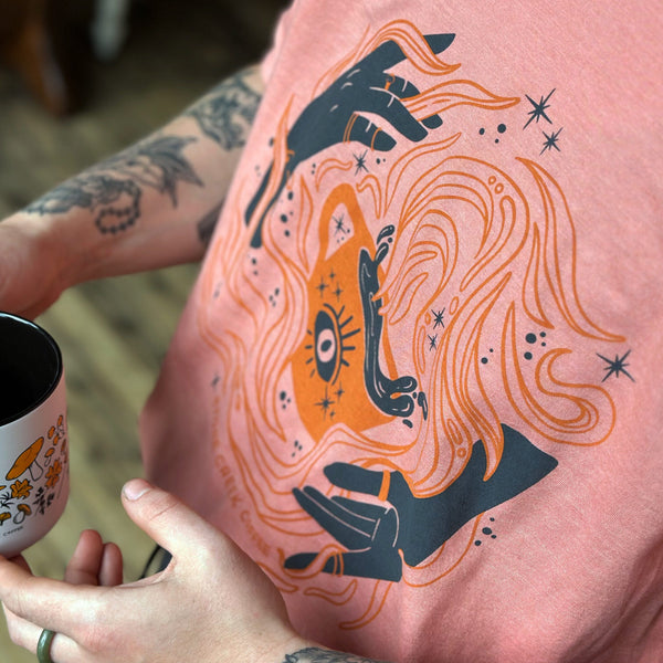 COFFEE MAGIC CORAL TEE