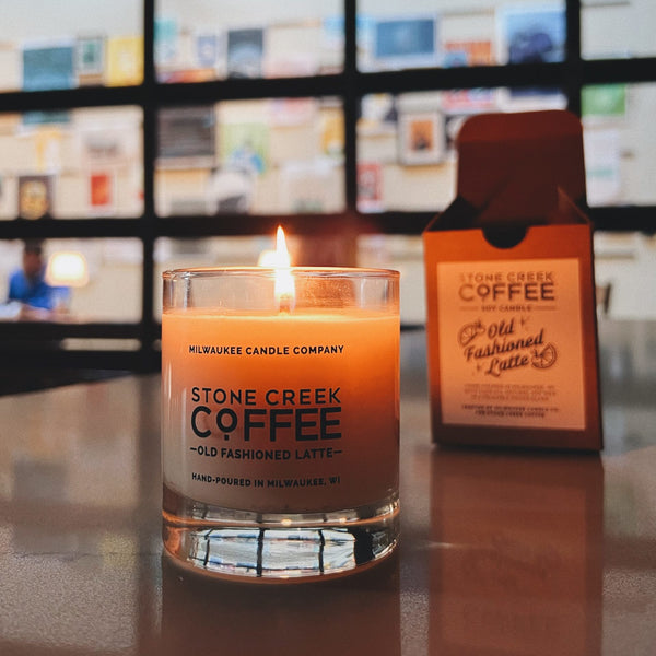 Old Fashioned Latte Candle