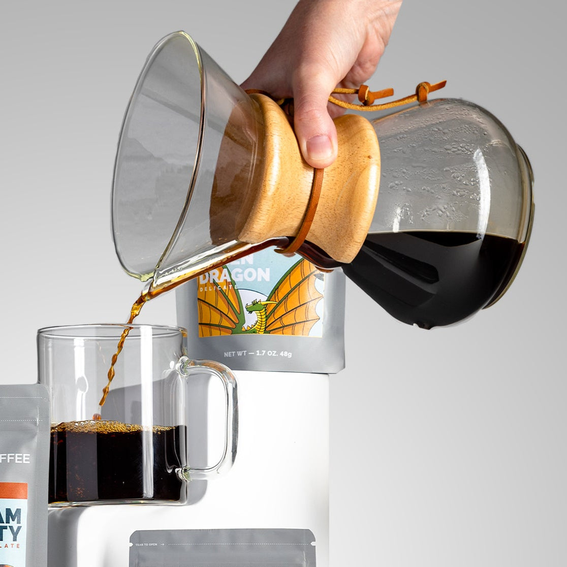 Brew Coffee Chemex French Press CUP CLASSIC CHEMEX WITH WOOD