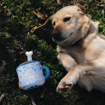 MILWAUKEE MUG TREAT POUCH DOG TOY | Coffee Drinkware - Stone Creek
