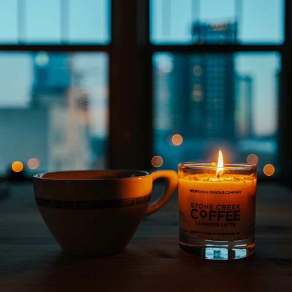 LAVENDER LATTE SOY CANDLE