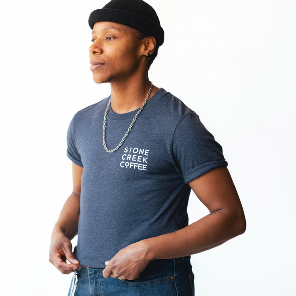 30 YEAR LICENSE PLATE BLUE TEE