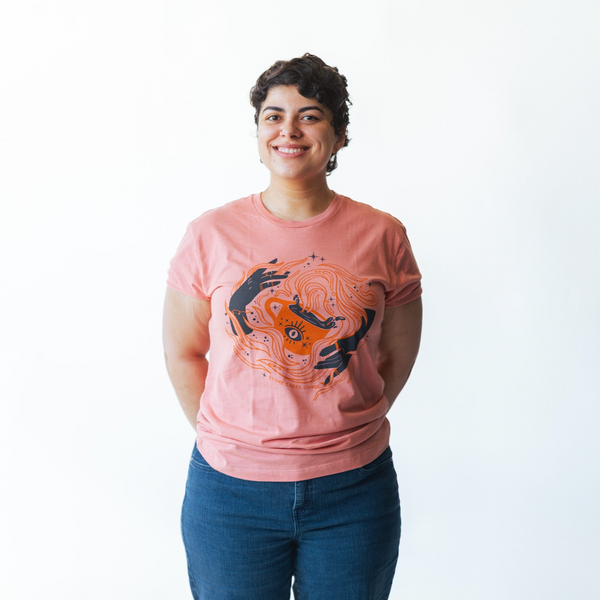 COFFEE MAGIC CORAL TEE