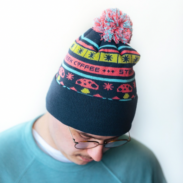 MUSHROOM KNIT HAT