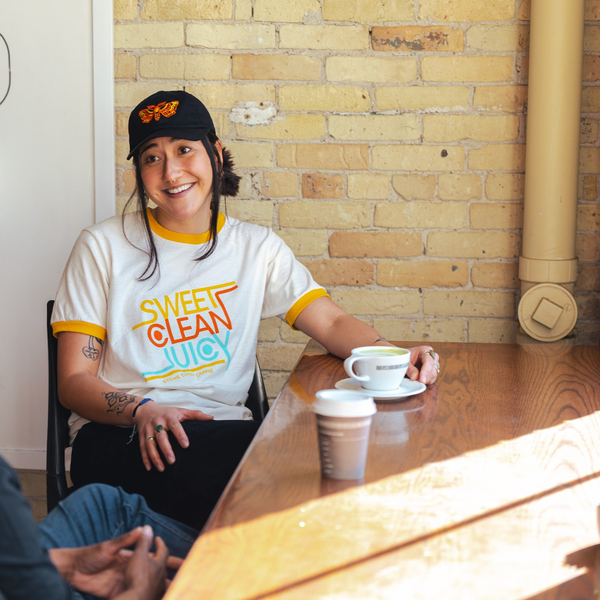 SWEET, CLEAN, & JUICY RINGER TEE