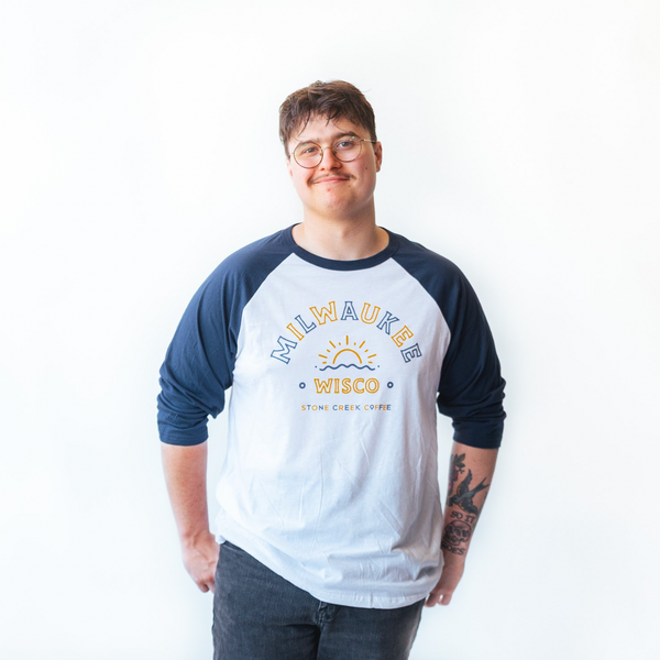 MILWAUKEE WISCO BASEBALL TEE | Coffee Apparel & Merch - Stone