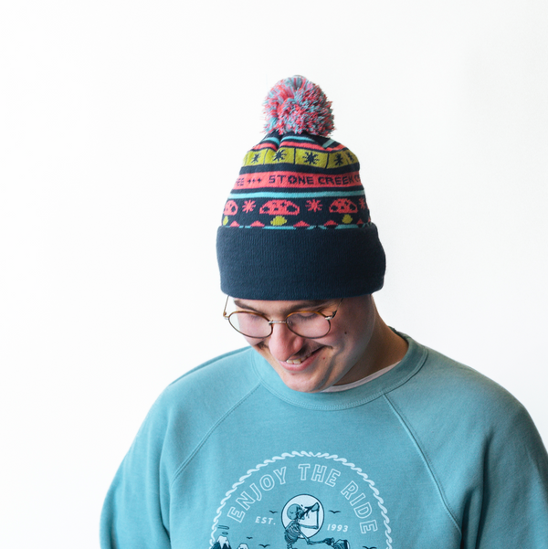 MUSHROOM KNIT HAT
