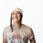 STONE CREEK COFFEE IVORY KNIT HAT