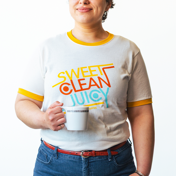 SWEET, CLEAN, & JUICY RINGER TEE