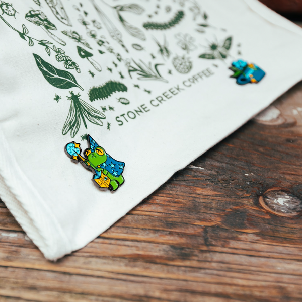 TOADALLY CAFFEINATED ENAMEL PIN SET