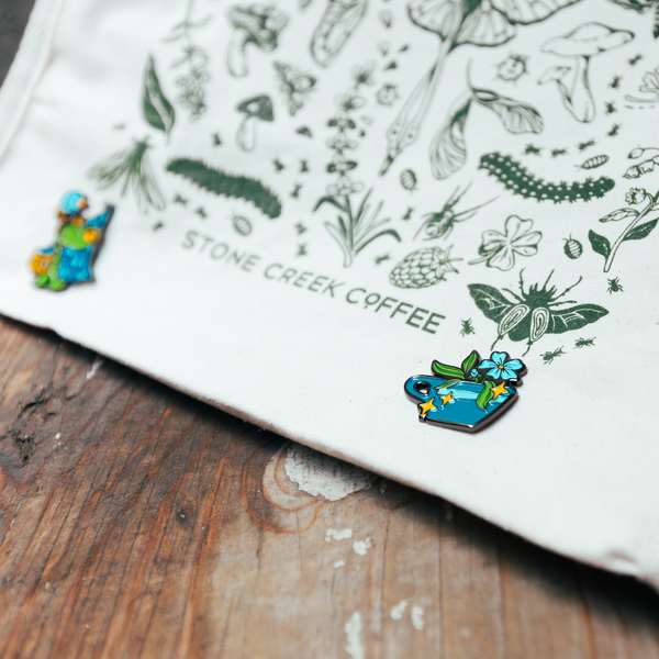 TOADALLY CAFFEINATED ENAMEL PIN SET