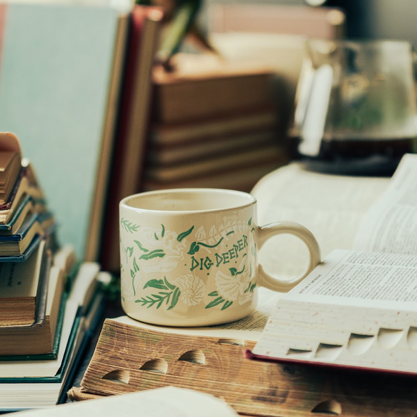 DIG DEEPER DINO MUG