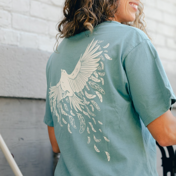ECHO BIRD CROP TEE