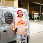 RESILIENCE PEACH PULLOVER HOODIE