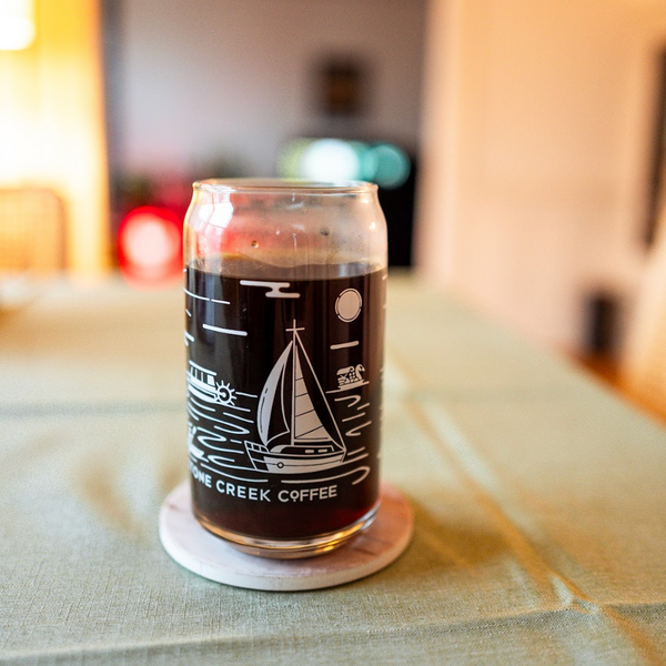 SIP SLOWLY CAN GLASS