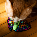 MOTH CATNIP CRINKLE TOY