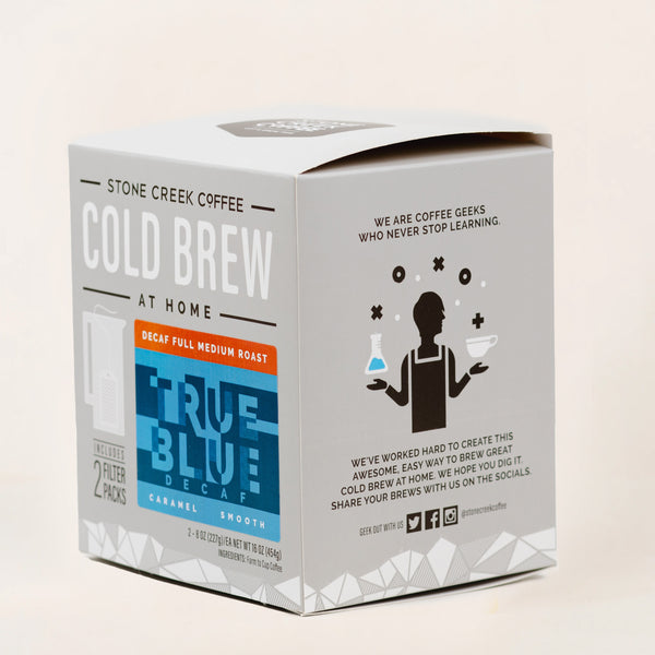 TRUE BLUE DECAF COLD BREW FILTER PACKS