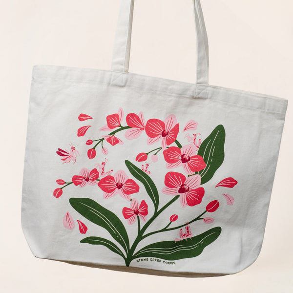 ORCHID MANTIS JUMBO TOTE