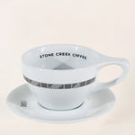 NOTNEUTRAL DOUBLE CAPPUCCINO CUP AND SAUCER