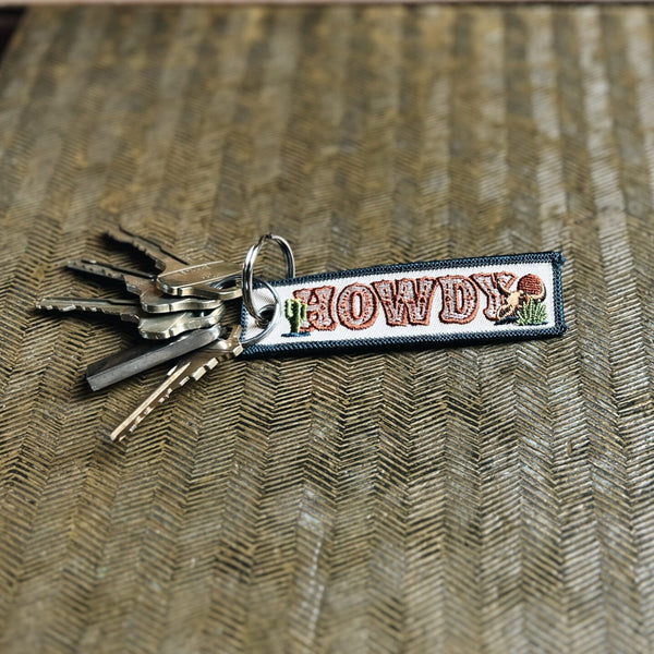 Howdy Keychain