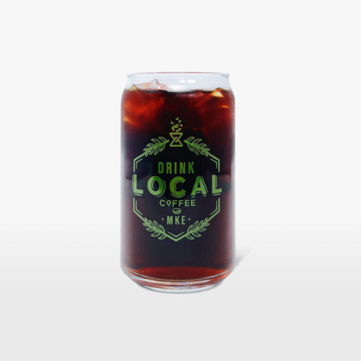 Drink Local Can Glass