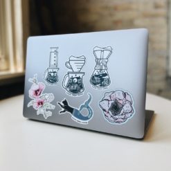Stickers on Laptop